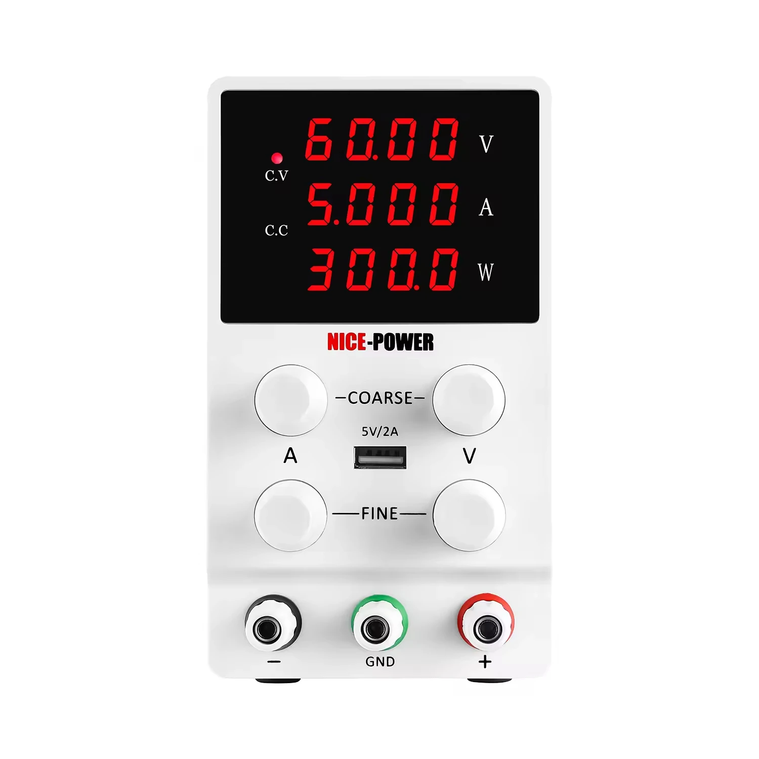 

SPS605 4-Digit Display Dual Input Voltage Power Supply Automatic Switching adjustable DC voltage power supply