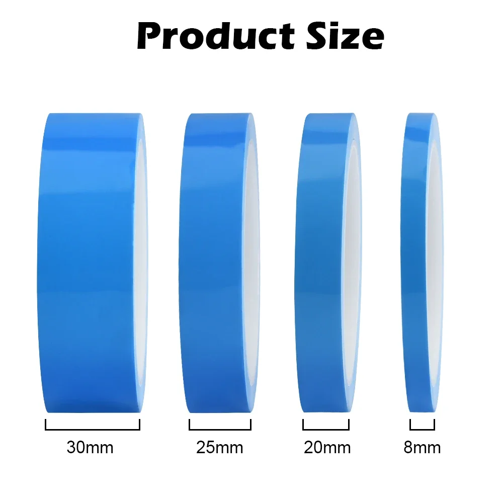 5 м 10 м двухсторонняя термопроводящая лента шириной 8-30 мм синяя лента для передачи тепла клейкий охлаждающий радиатор для компьютера, процессора, графического процессора