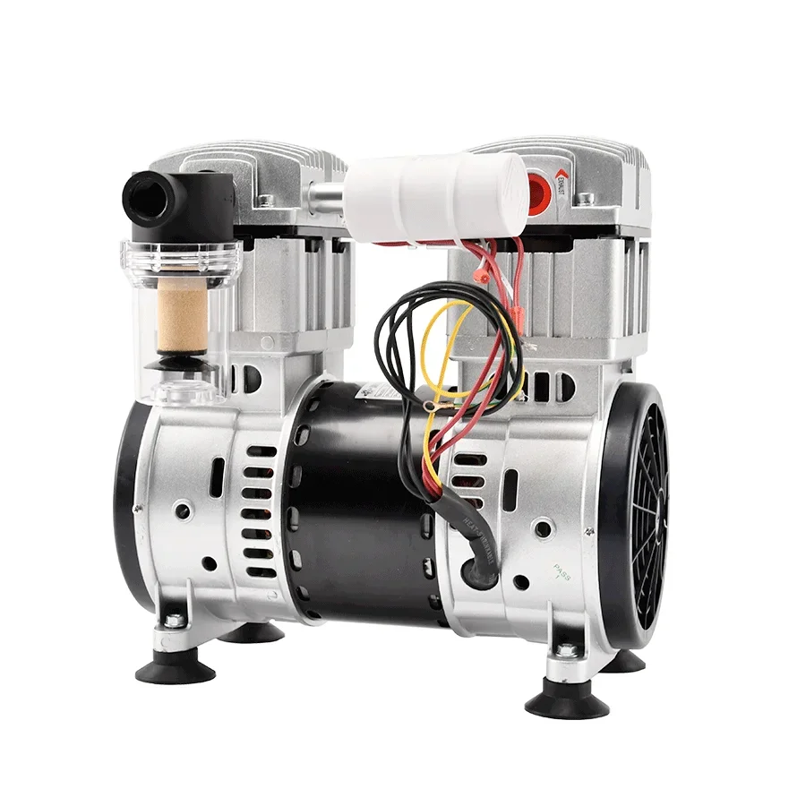 1.5KW/2HP مضخة هواء صغيرة مكبس فراغ وطابعة لوحة إزالة الرغوة خالية من الزيت