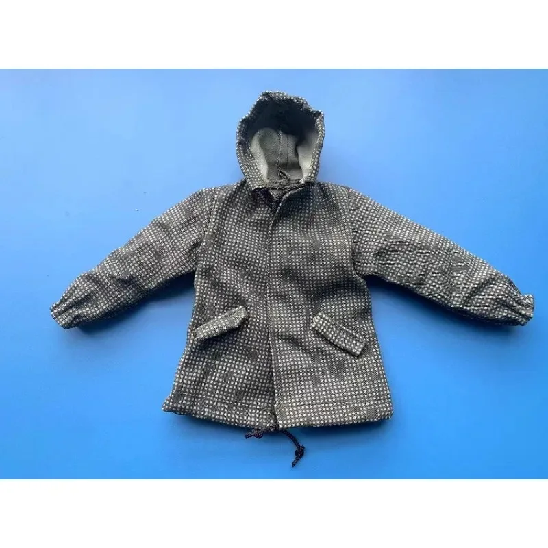 معطف سترة واقية من الرياح بمقياس 1/6 مع قبعة من الحرب العالمية الثانية ألمانيا الأمريكية ملابس قتالية عسكرية نموذج لشخصيات عمل جندي BJD مقاس 12 بوصة