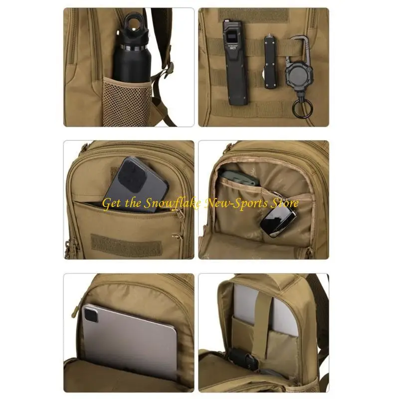 15L Schüler-Schultasche, einfacher Rucksack, kleine lässige Tagesrucksäcke, trendiger Rucksack, Reisetasche, taktischer Rucksack – Detail 3
