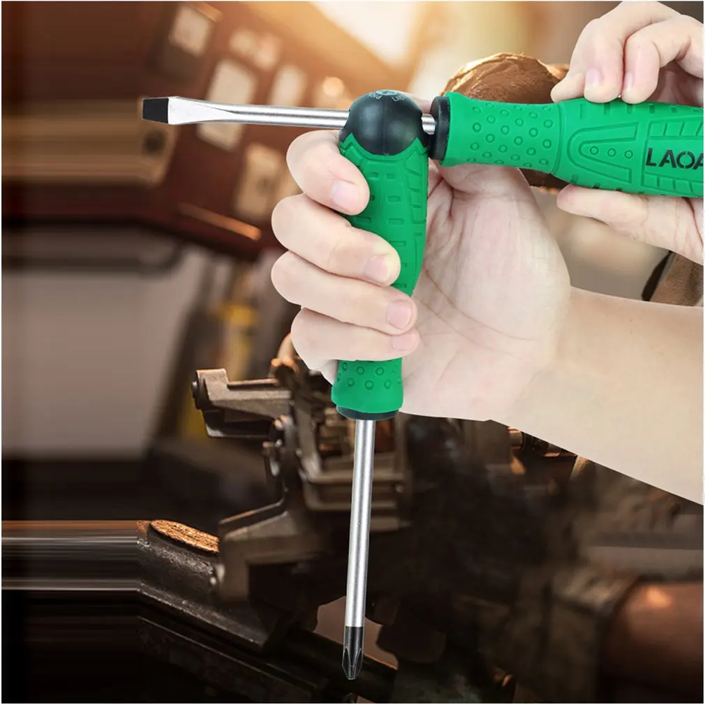 LAOA S2 Screwdriver Slotted and Phillips Screwdrivers Household Hand Tools Dropshipping Wholesale