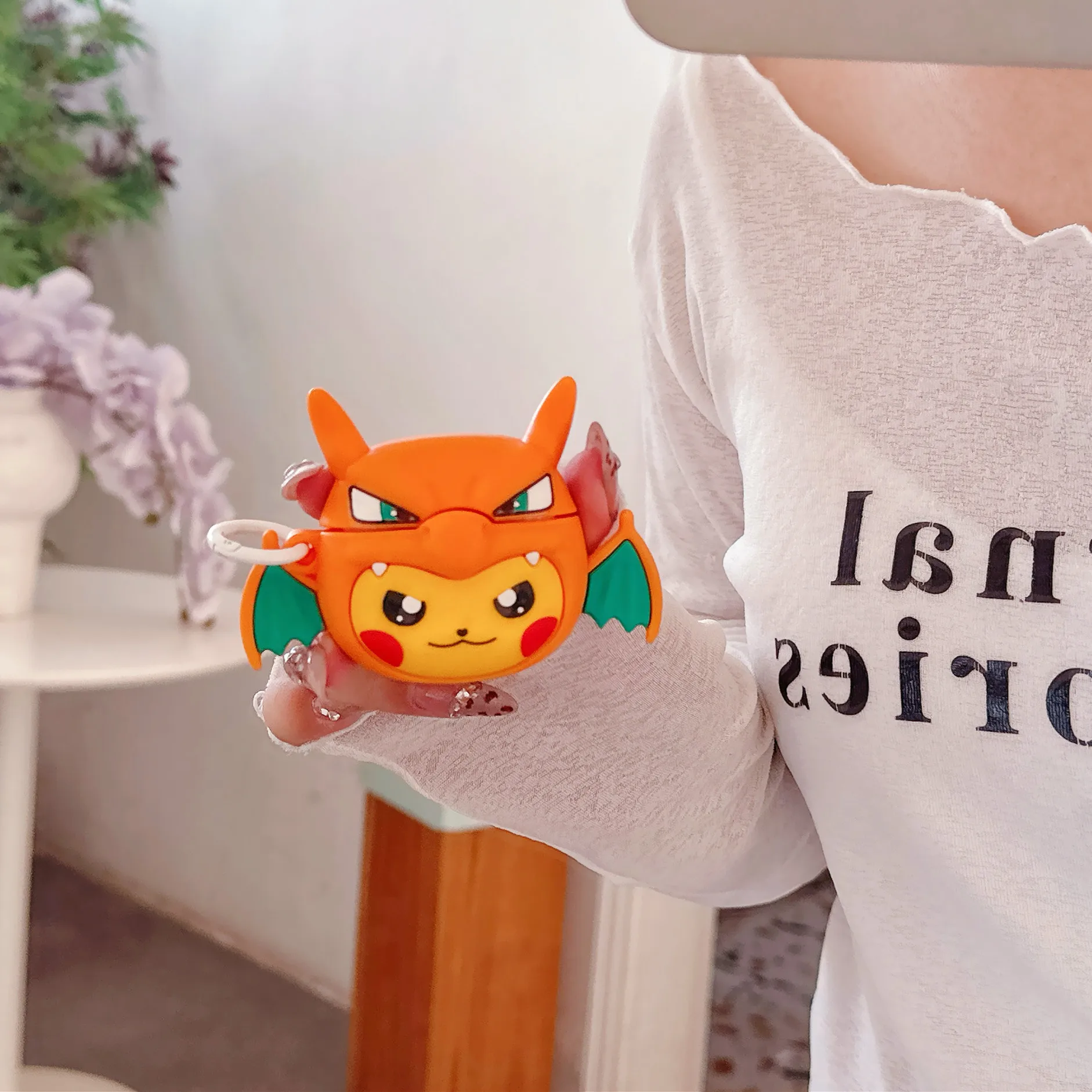 

Чехол для Airpods Pro 3 2025, 3D Pokemon Ball Charizard, силиконовый чехол для наушников Airpods Pro 2, чехол Funda для детей
