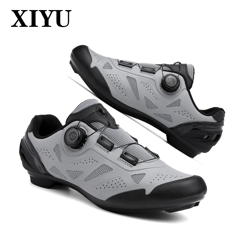 

XIYU Professional Road Cycling Shoes Men's Breathable Off-road Sports Shoes SPD Spikes Racing Automatic Lock MTB Shoes 36-47