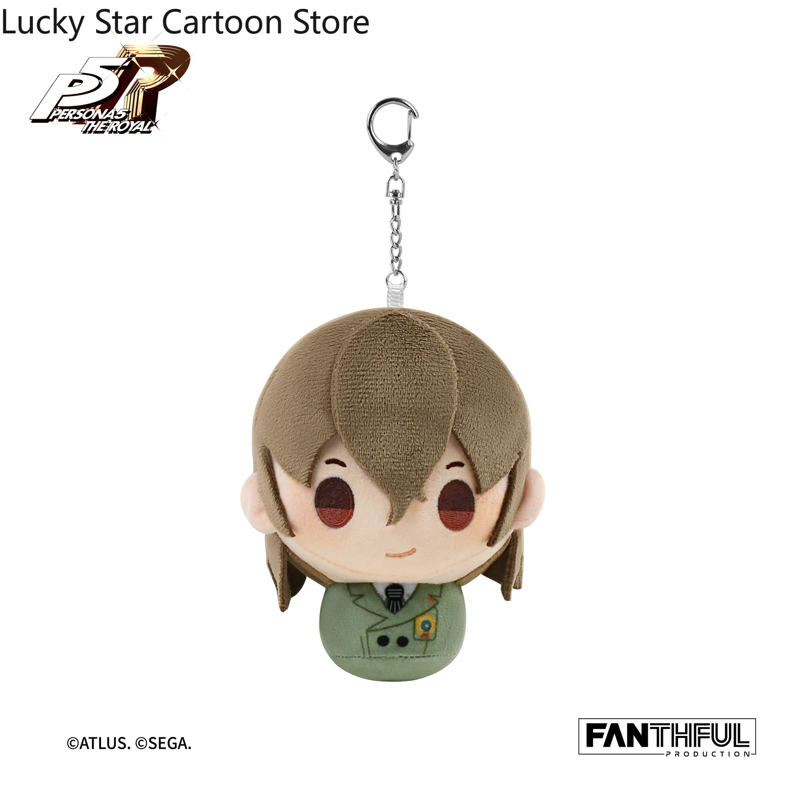 Official 13cm  Takamaki An Sakamoto Ryuji  Niijima Makoto Amamiya Ren Plushie Keychain Pendant Cosplay Halloween Gift