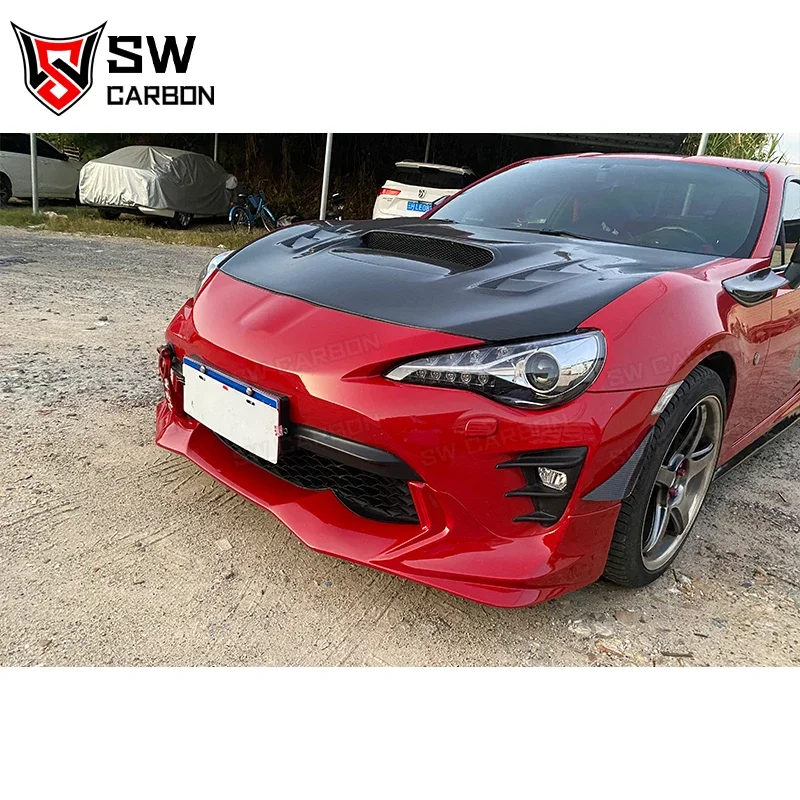 WRC Style Carbon Fiber GT86 Hood With Vents For Toyota 86 Scion FRS GT86 FT86 Subaru BRZ ZN6 ZD6 2012-2019