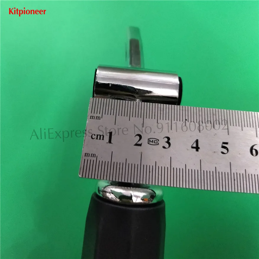 3-in-1 handgrepen Zwarte handschaven Zeshoekige bodem Reserveonderdelen voor softijsmachines Nieuwe accessoires