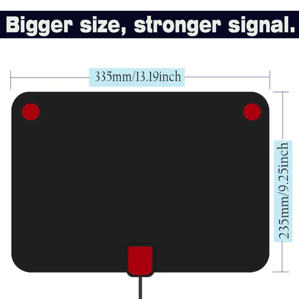 Digitale Tv-Antenne Voor Binnen Globale Tv-Ontvanger Dvb T2 Signaalversterker Booster Voor Smart Tv Rv Auto Antenne 4K Kanaalvrij