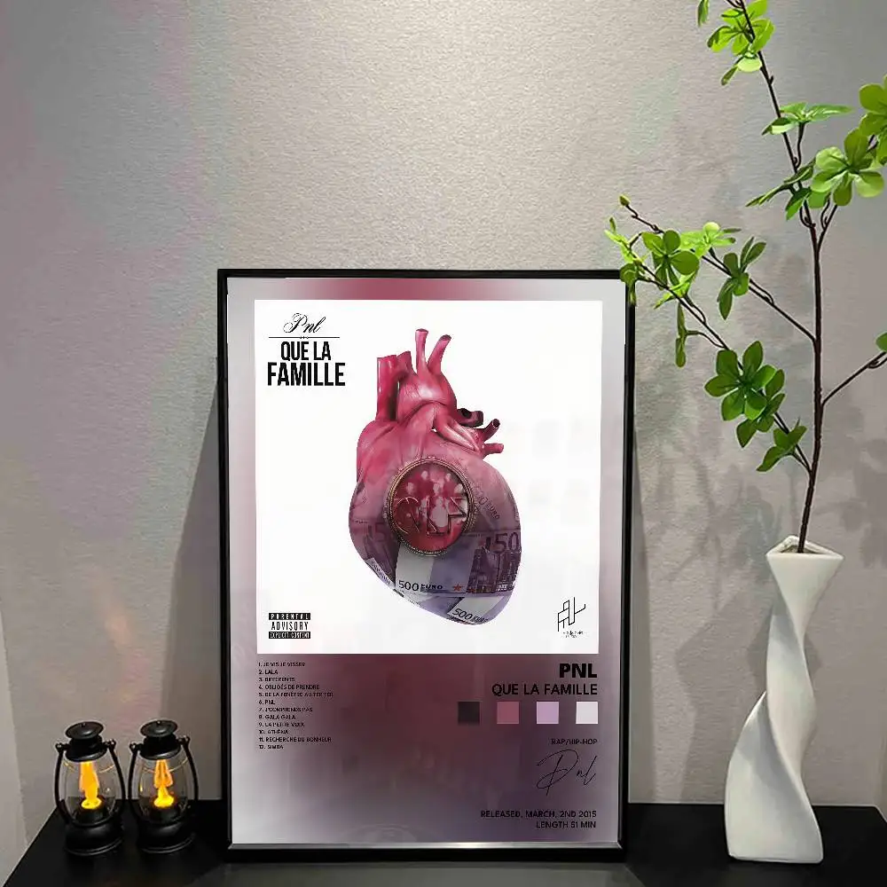 Póster de P-Pnl, álbum de música, lienzo impreso, arte de pared, decoración de habitación, impresión artística de pared, decoración del hogar, habitación de 50x70