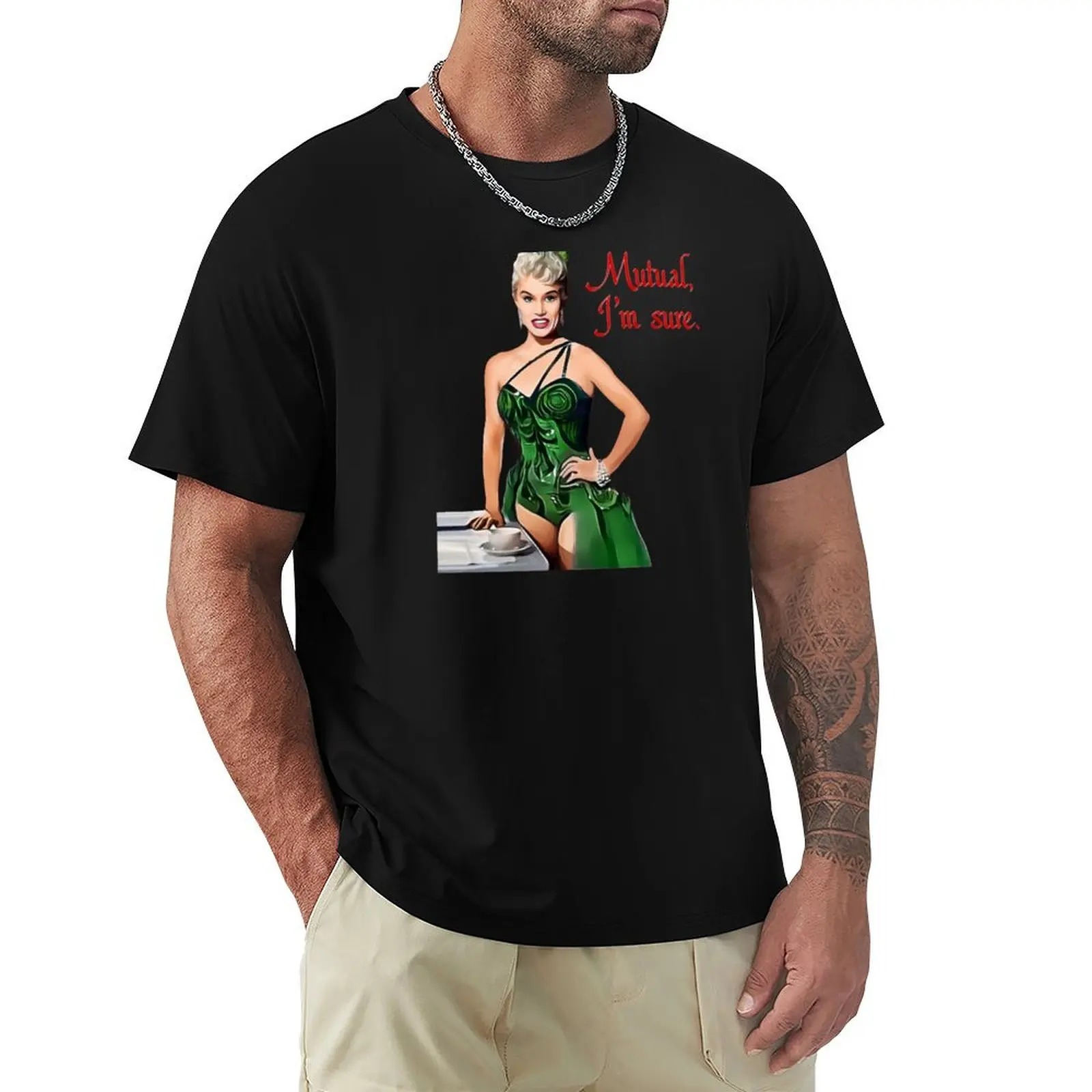 Mutual I’m Sure - White Christmas - Red T-Shirt Breathable Sportswear T-Shirt for Men