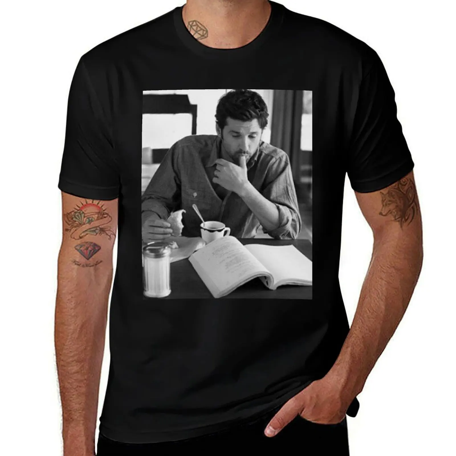 

Patrick Dempsey T-Shirt t shirts cotton 100% t shirt personalised man t shirts for men casual T-Shirt