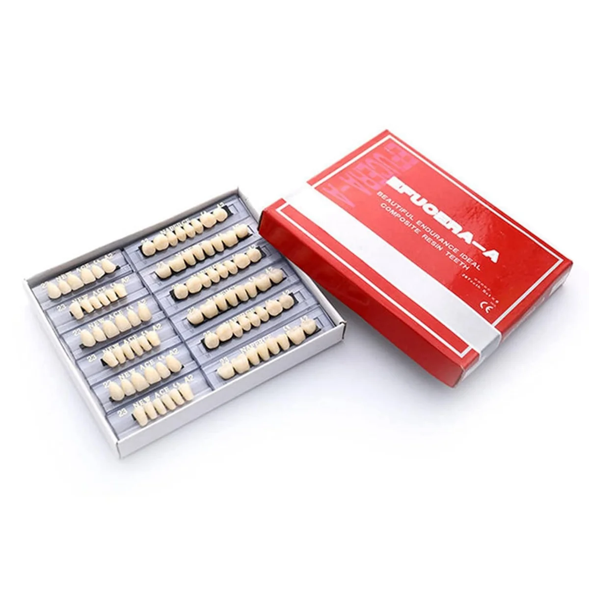 Dentadura De Resina Sintética Para Dentes De Terror De Halloween, Odontologia, Educação Odontológica, 168 Dentes