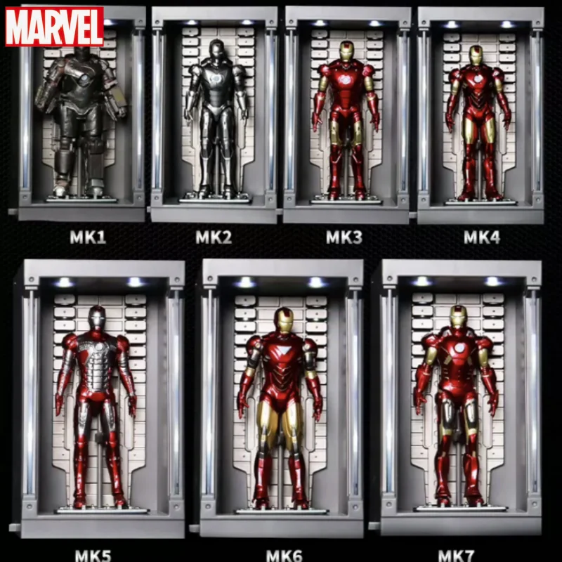 marvel-iron-man-mk1-7-mark-hall-of-armor-set-of-1-7-action-figure-avengers-tony-stlavabo-ations-se-termine-original-zd-marijuana-beurre-jouets-cadeau