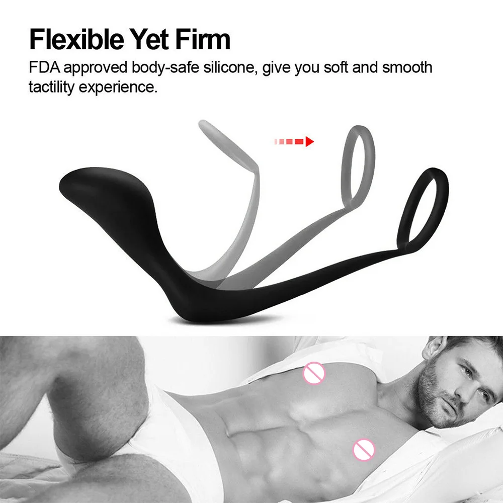 Anal Plug Male Prostate Massager Cock Ring Anal Plugs Dildo G-spot Butt Plug Adult Sex Toys Anal Toys for Woman Man Gay Sex Shop