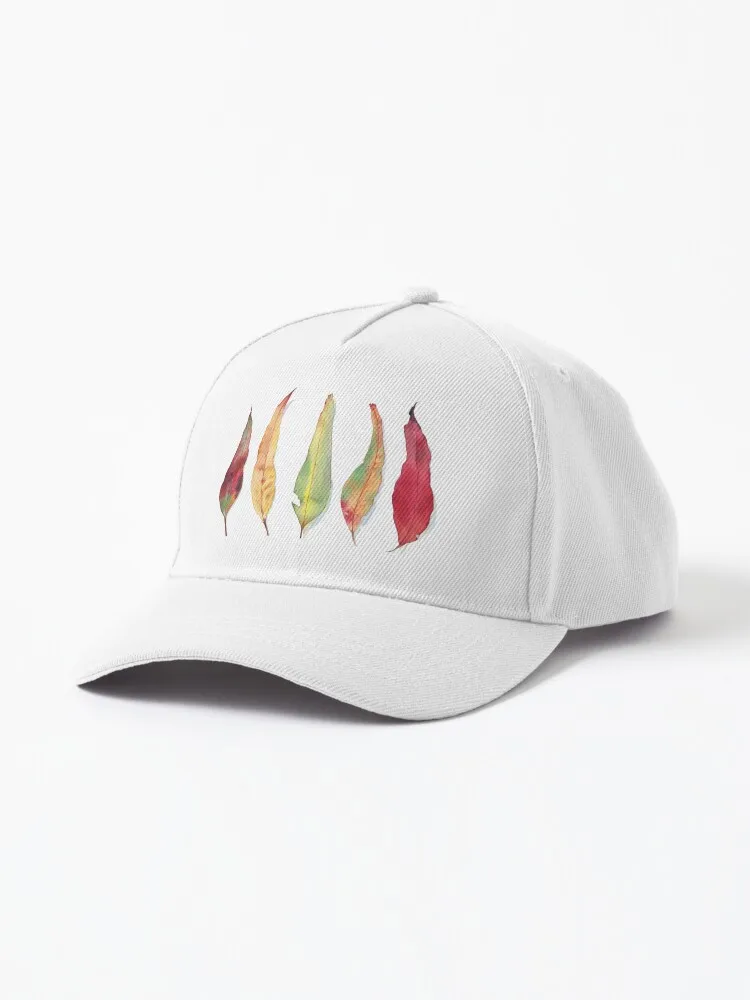 Watercolor Eucalyptus Leaves Cap For Women Men Hip Hop Cap Street Baseball Hat New Fashion Hat