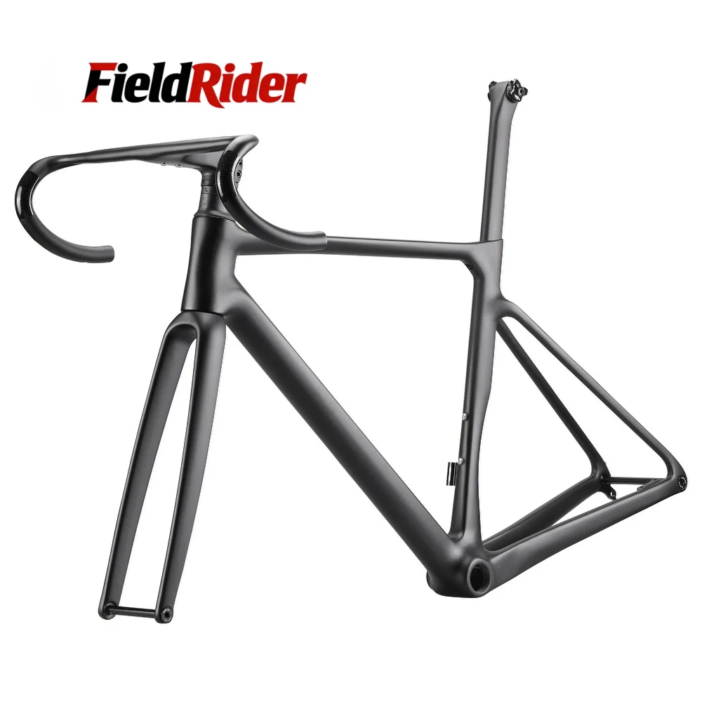 

2026 New Model T1100 Toray Carbon Fiber Road Bike Frame 49-58cm Full Internal Cable Routing Disc Brake 700*38C High-Stiffness Ra