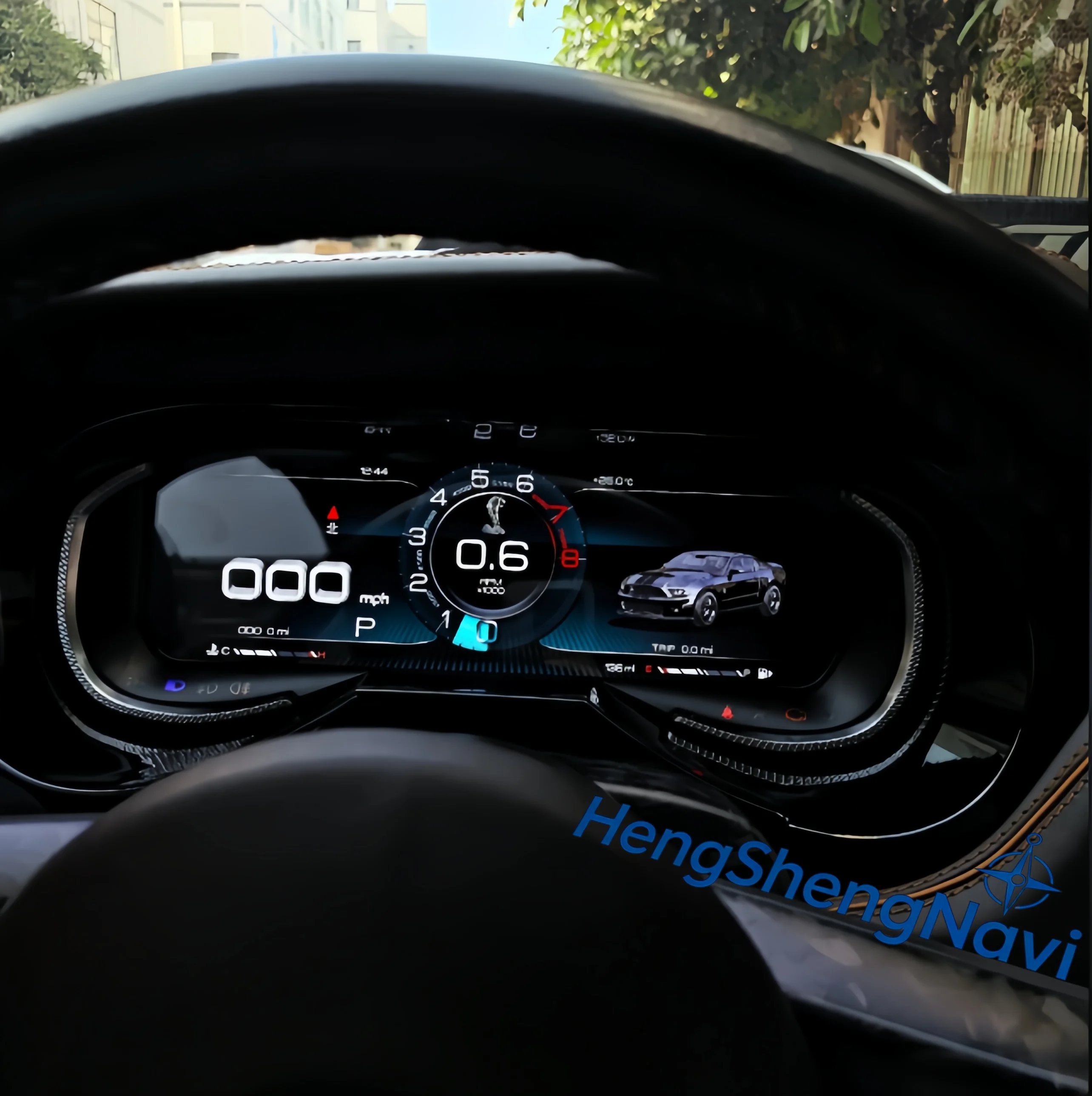 12.3'' Car Digital Instrument Cluster For Ford Mustang Shelby GT500 2006-2016 Carplay HD IPS LCD Speedometer Odometer Panel