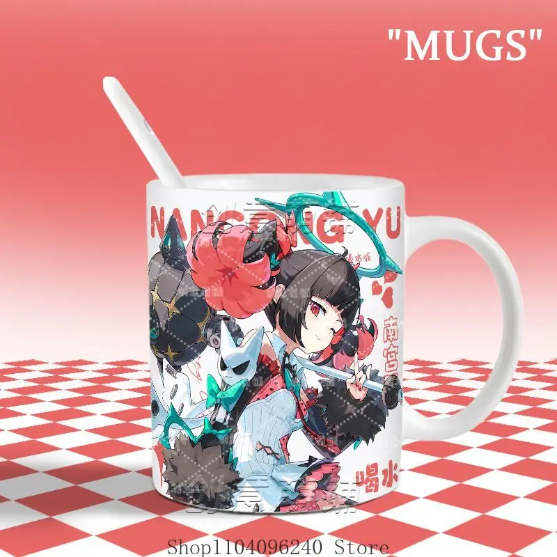 

Zenless Zone Zero Nangong Yu Cissia Cosplay Anime Cartoon Coffee Mug Cup Cosplay Water Cup Cute Student Gift