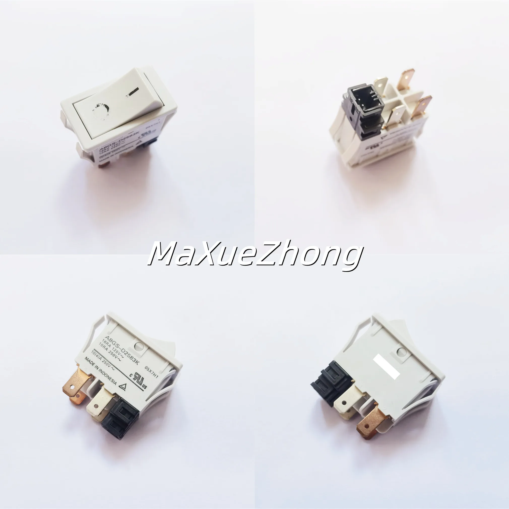 Asli Baru 100% Saklar Rocker dengan Relay A8GS 2 Gear Remote Reset Power Switch 10A 250V