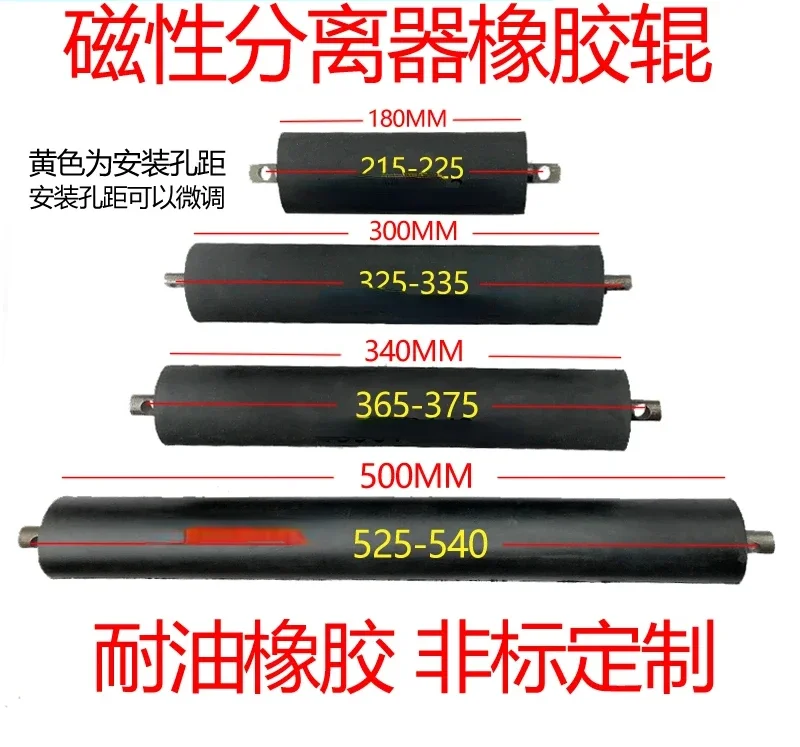 

Oil resistant grinding machine rubber roller magnetic separator rubber roller rubber pressure roller CF-01