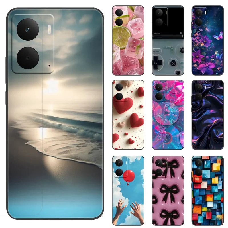 حافظة لهاتف Realme 14 5G غطاء من السيليكون الناعم من البولي يوريثان الحراري لهاتف Realme P3 Pro غطاء رفيع للغاية لهاتف OPPO Realme P3 P3 Ultra Bumper Capas