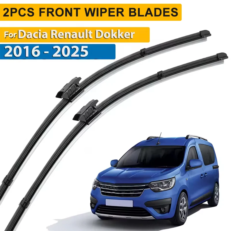 

Wiper LHD Front Wiper Blades For Renault Dacia Dokker Express 2016 - 2025 Windshield Windscreen Window Brushes 22"+16"