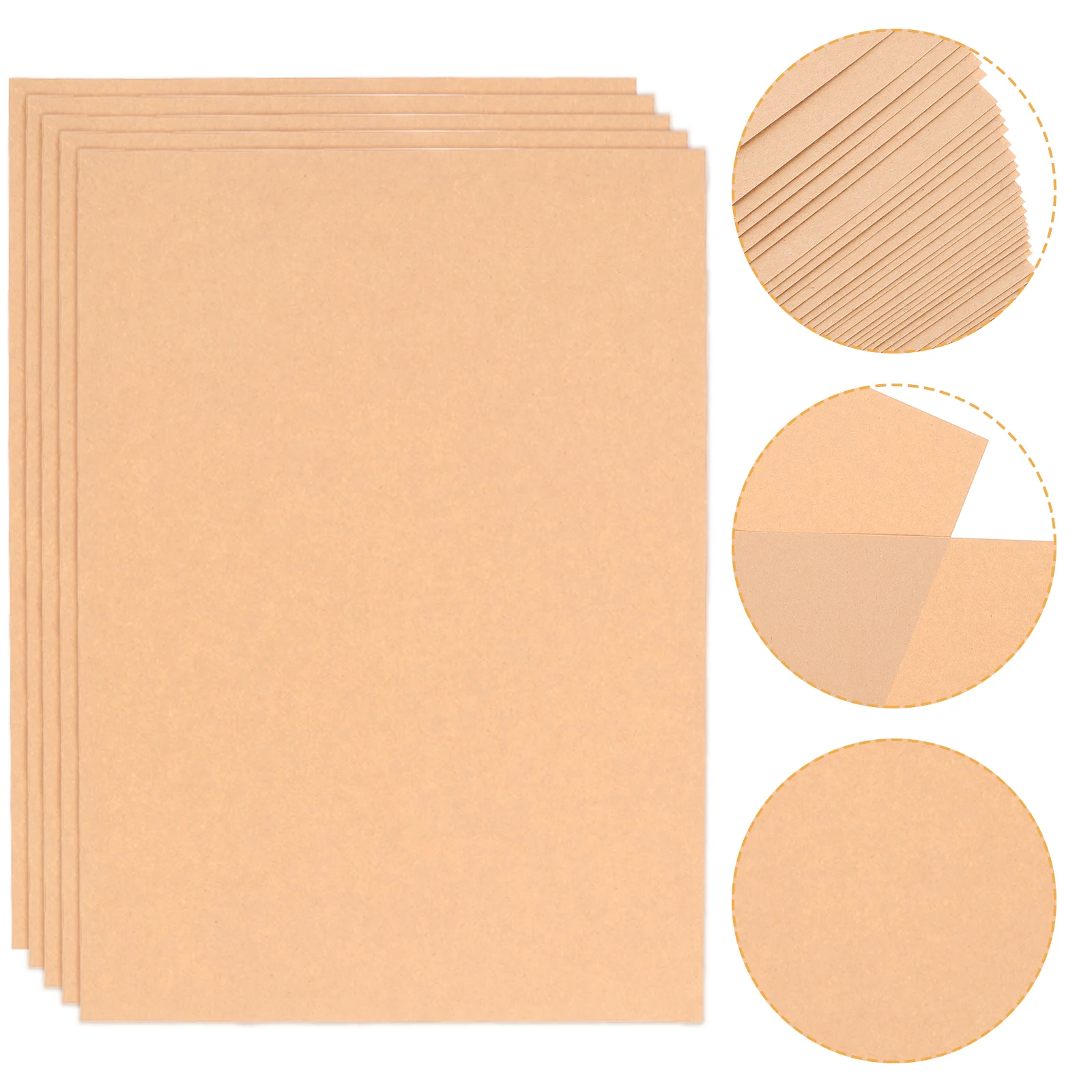 

1pcs Kraft Paper Sheets For Diy Crafts Making Drawing Painting Origami Projects Light Weight Blank Card Stock Art Diy Craft