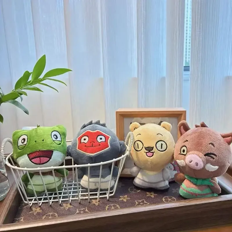 かわいい朗朗山リトルモンスターPP綿入りぬいぐるみキーホルダーペンダントバックパック吊り飾り