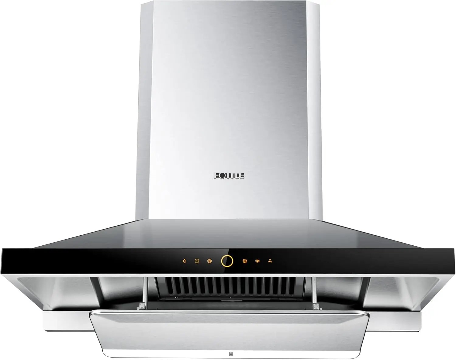 Wall-mount Range Hood 1000 CFMs with Touchscreen, 2 Speed-settings and Auto Turbo Mode | Manual-adjustable