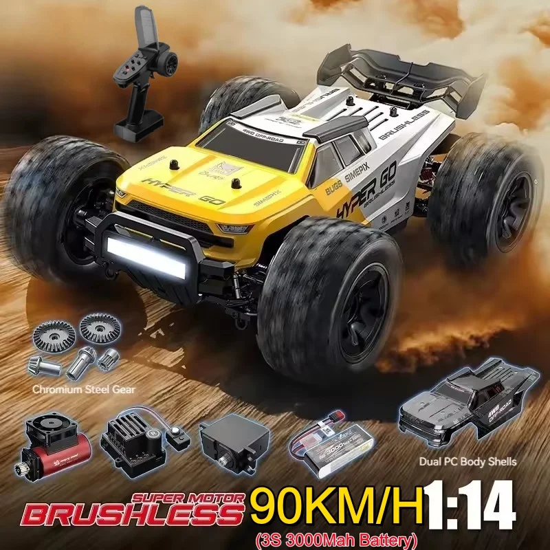 

NEW 1:14 Brushless RC Drift Racing Car 4WD 90KM/H RTR 4WD off-road Vehicle Remote Control Car High-Speed RC Car Adult Toy Gift