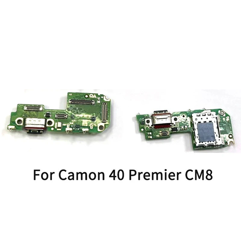 For Tecno Camon 40 Premier CM8 USB Charging Board Dock Port Flex Cable Repair Parts