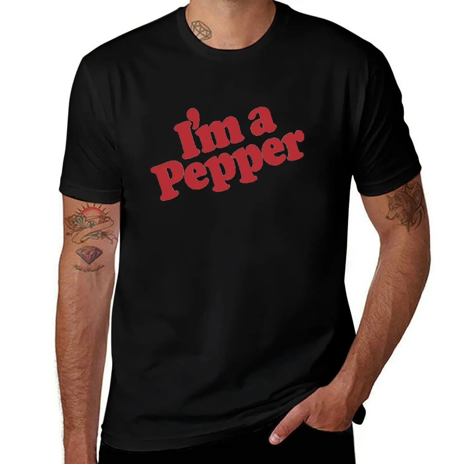 I’m a Pepper - White T-Shirt Breathable Basic Cotton T-Shirt