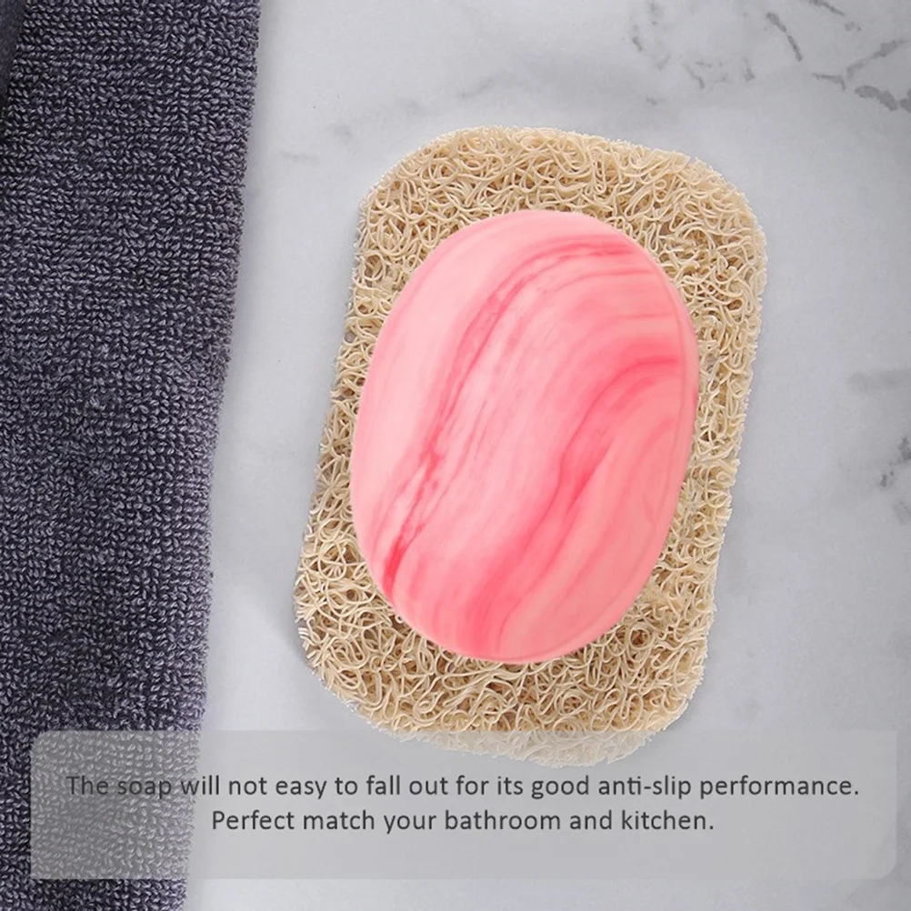 

3pcs Pvc Tray Non-Slip Holder Soap Storage Rack Easy Clean Soap Dishes For Bathroom Kitchen Travel Size