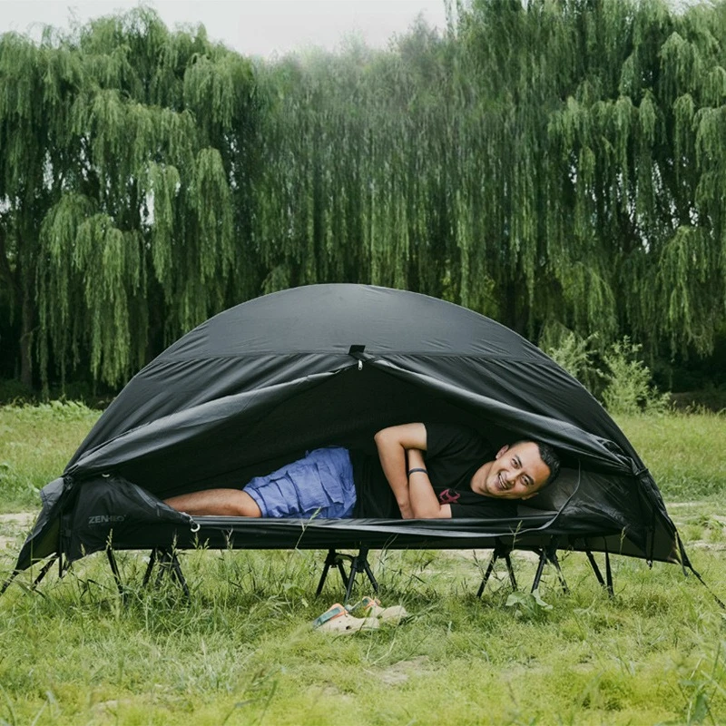Single Person Camping Inner Tent Mosquito Net Rainproof Backpacking Shelter for Outdoor Hiking Solo