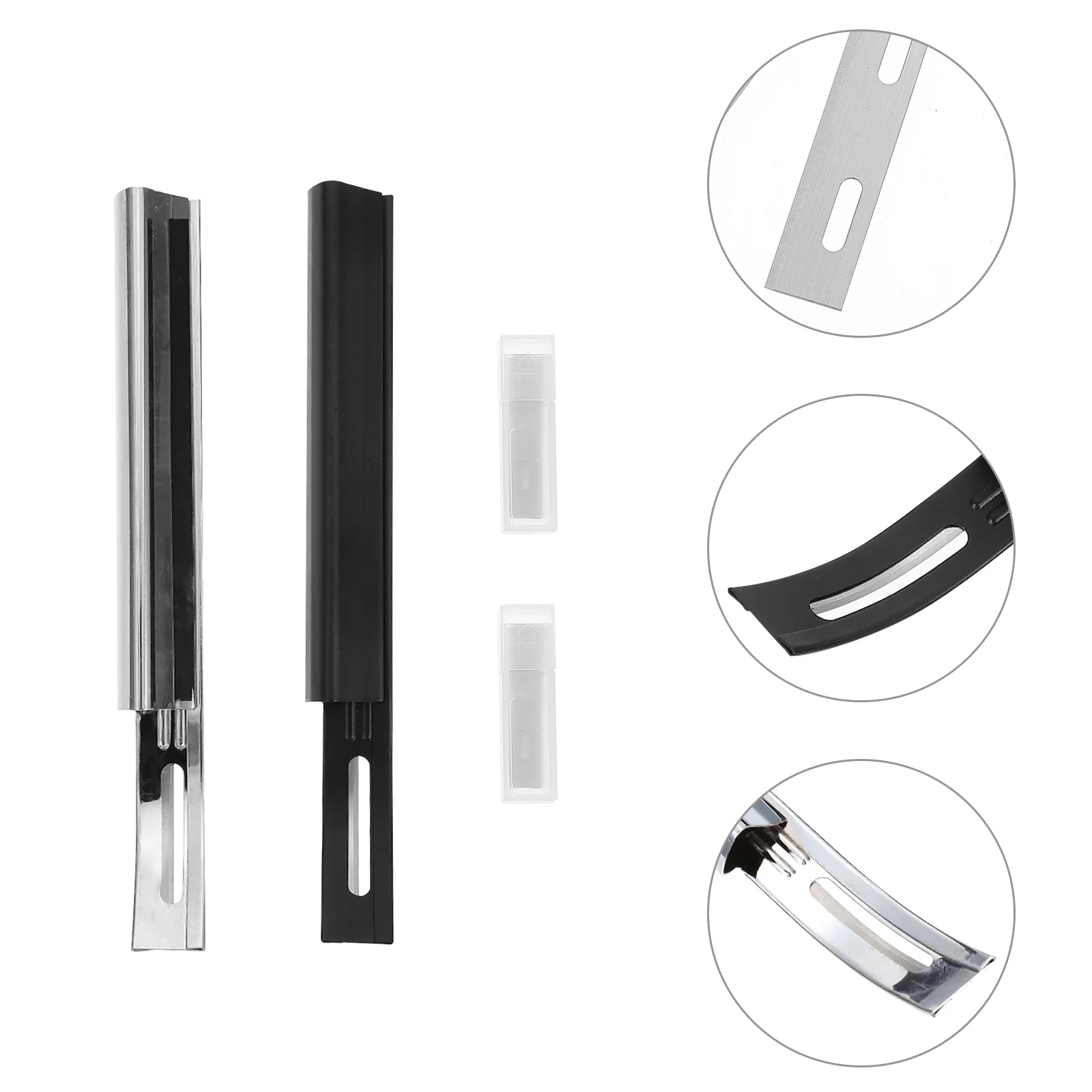

2 Pcs Thinning Knife Skiver Cutting Craft Tool Tools Peeler Alloy Working