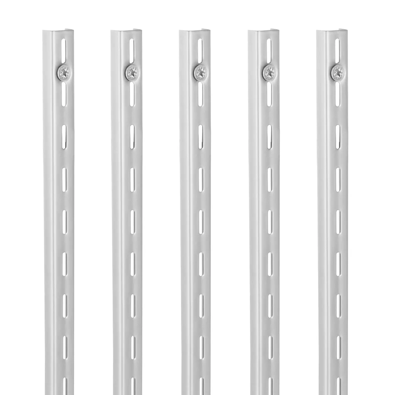 

Shelf Pilaster, 39-inch 10 Pack, Upright Wall Shelving System, Heavy Duty Support System Single Slot Shelf Rails, 40 Screws