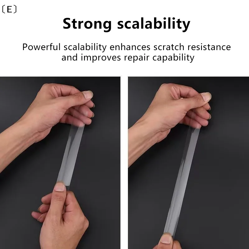 

〔E〕Transparent Anti Abrasion Invisible Badminton Racket Head Edge Protector Self Adhesive Tape For Paint Protection〔Winter5〕