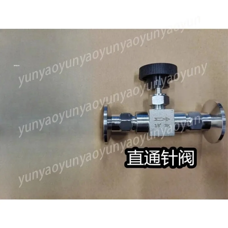 KF16/KF25/KF40/KF50 Needle Valve Vacuum Valve Quick Release Globe Stainless Steel