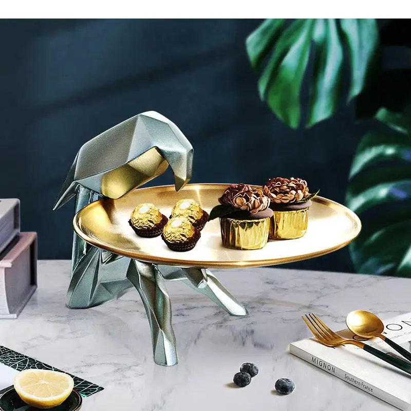 Abstrakte Vogeltabletts, dekorative Vögel, Aufbewahrung, Ornamente, Schreibtisch, Dessertschale, Obsttablett, minimalistischer Stil, Wohnzimmer-Dekoration