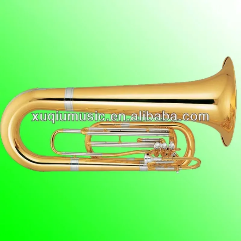 Gold Lacquer Marching Tuba,Marching Band Instruments