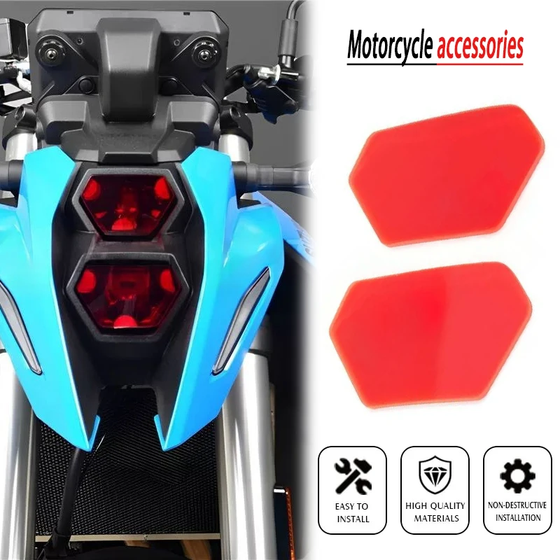 

For suzuki GSX8R GSX8S gsx8r gsx8r Motorcycle Acrylic Front Headlight Guard Head Light Lens Cover Protector gsx8r/8s