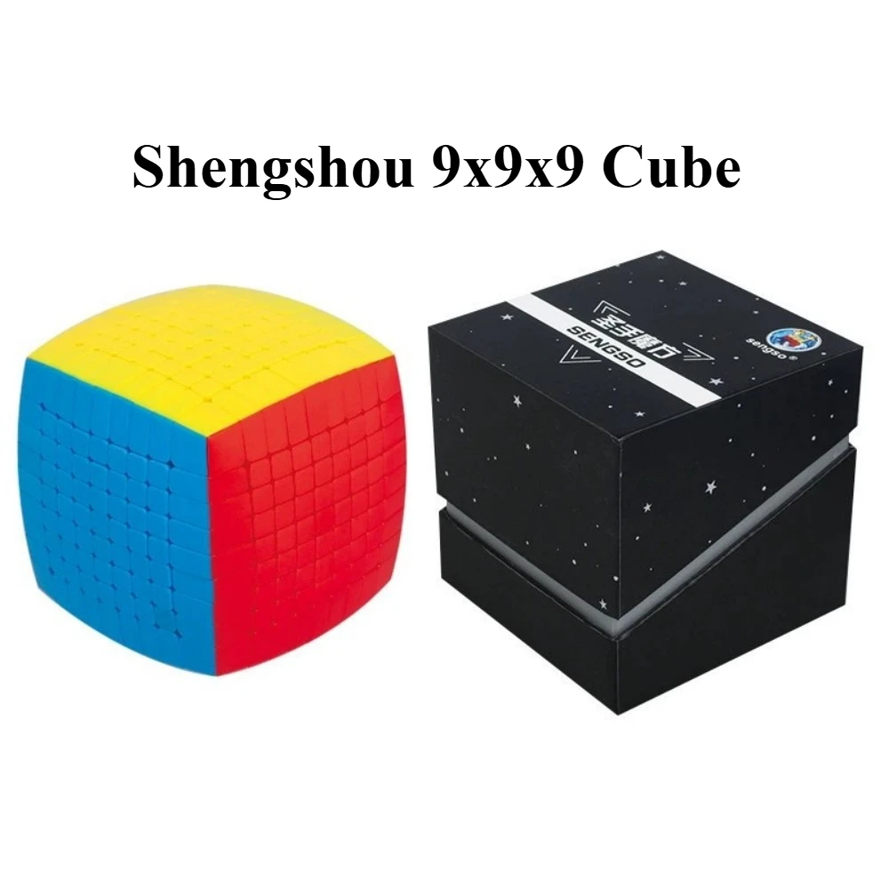 

SengSo 9x9 Cube Shengshou 9x9x9 Magic Cube Puzzle Speed Cubes Magic Speed Cube Stickerless Puzzle Kids Toys