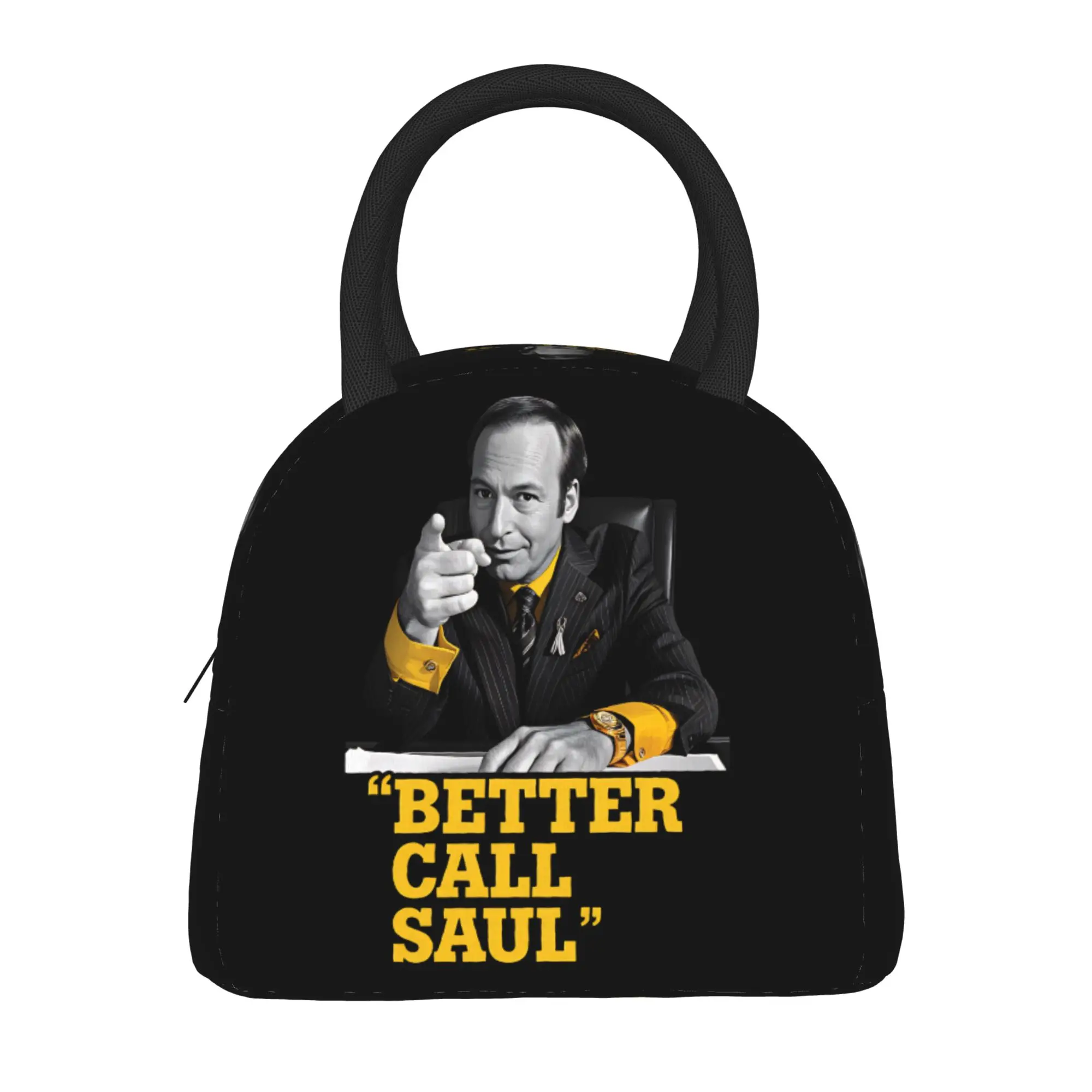 Breaking Bad Los Pollos Hermanos Lunch Bag For Unisex Graphic Design Lunch Box Funny Travel Cooler Bag Convenient Tote Food Bags