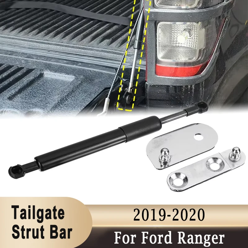 Tailgate Assist Lift Shock Damping Support Struts Pickup Truck Door Assist Spring Soft Open For Ford Ranger Pickup 2019-2022