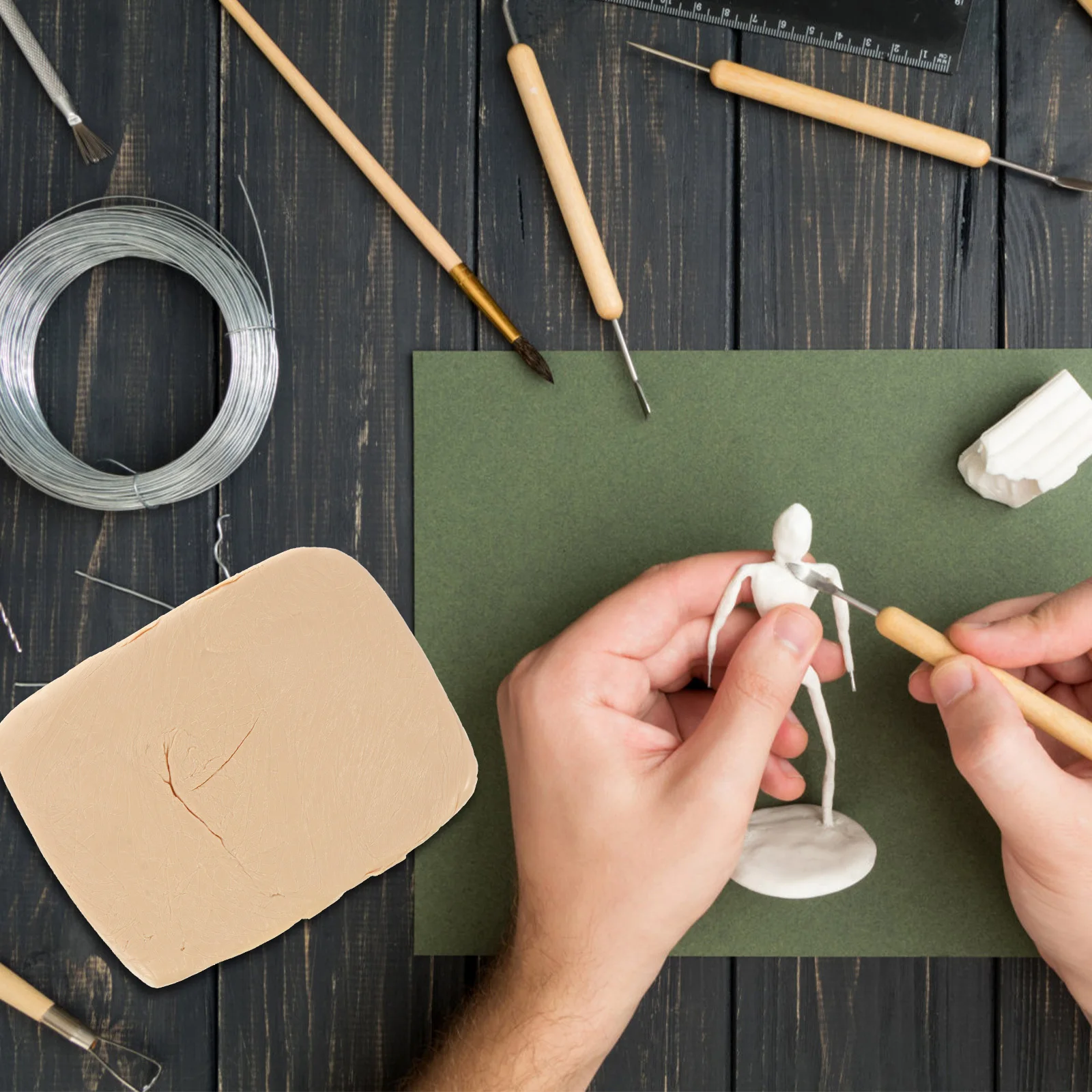 

Soft Polymer Clay Safe Odorless Non-Stick Craft Material For Kids Diy Colorful Modeling Clay Set Natural Art Supply