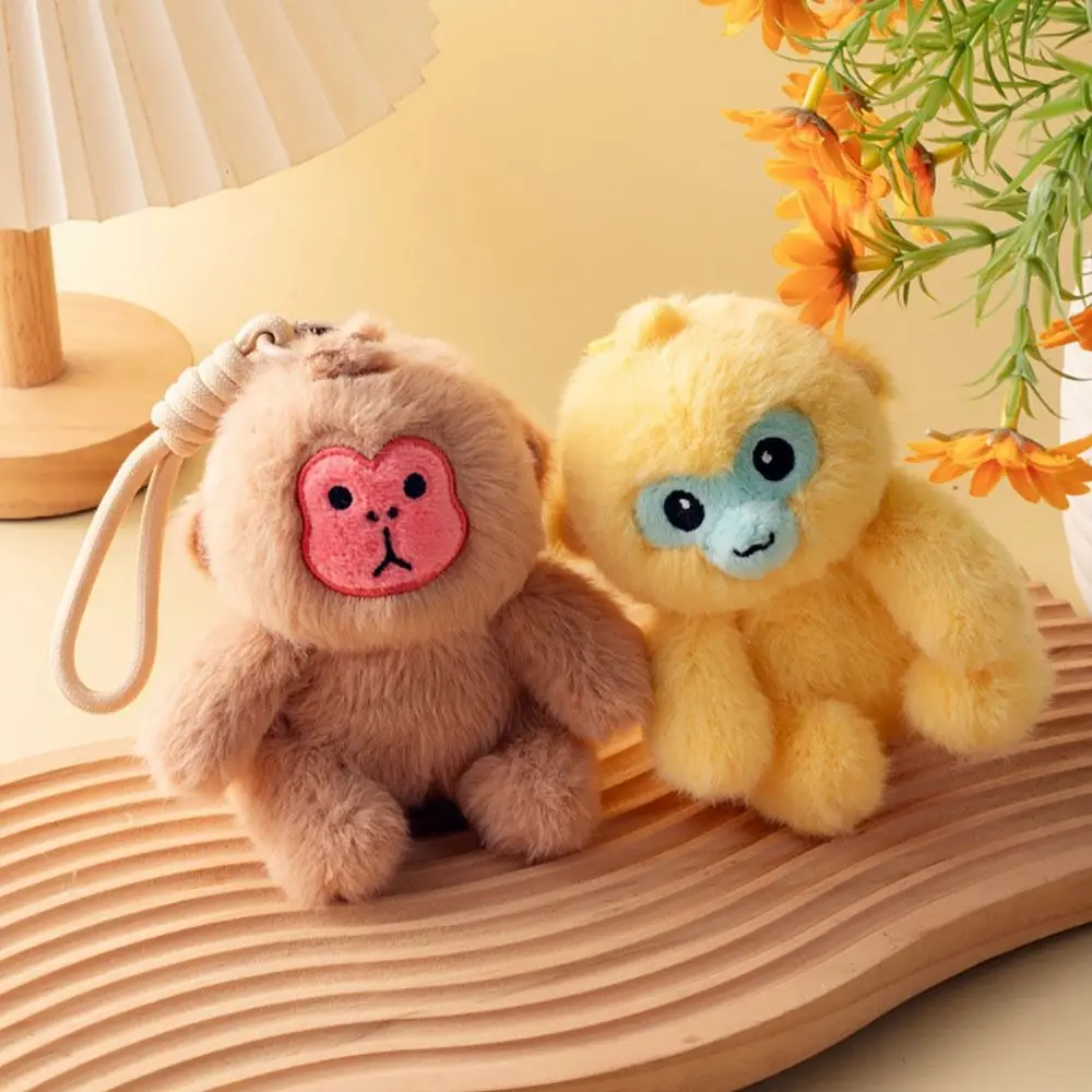 ぬいぐるみ猿ペンダント サル 小さな猿ペンダント かわいい漫画の猿 車のペンダント バックパックの装飾