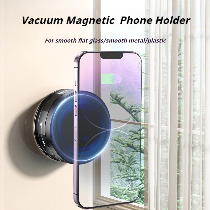 

Магнитный автомобильный держатель для телефона Magsafe, вакуумный магнитный держатель для телефона на присоске 360° ° вращающийся держатель для телефона