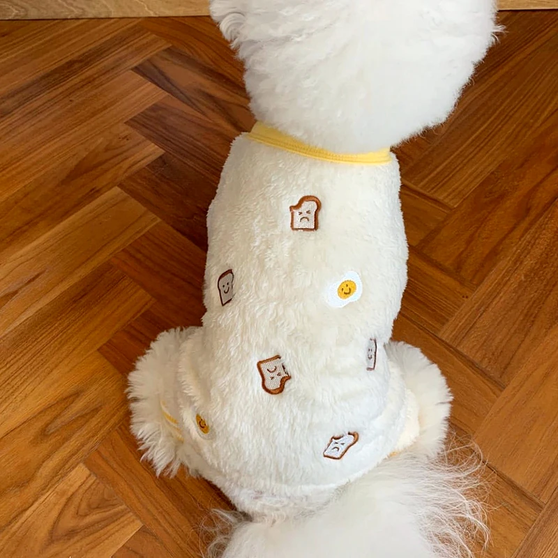 Pet Dog Clothes Soft Warm Fleece Dogs Vest Clothing for Small Dogs Puppy Cats Chihuahua Poodle Teddy Bichon Yorkshire Clothes XS