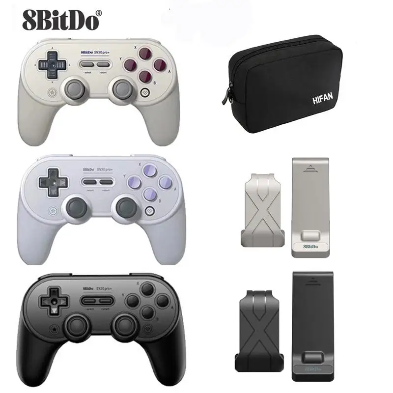 New 8Bitdo SN30 Pro+ Bluetooth wireless Gamepad Controller 8bitdo SN30 Pro plus for Windows Android macOS Nintendo Switch Steam