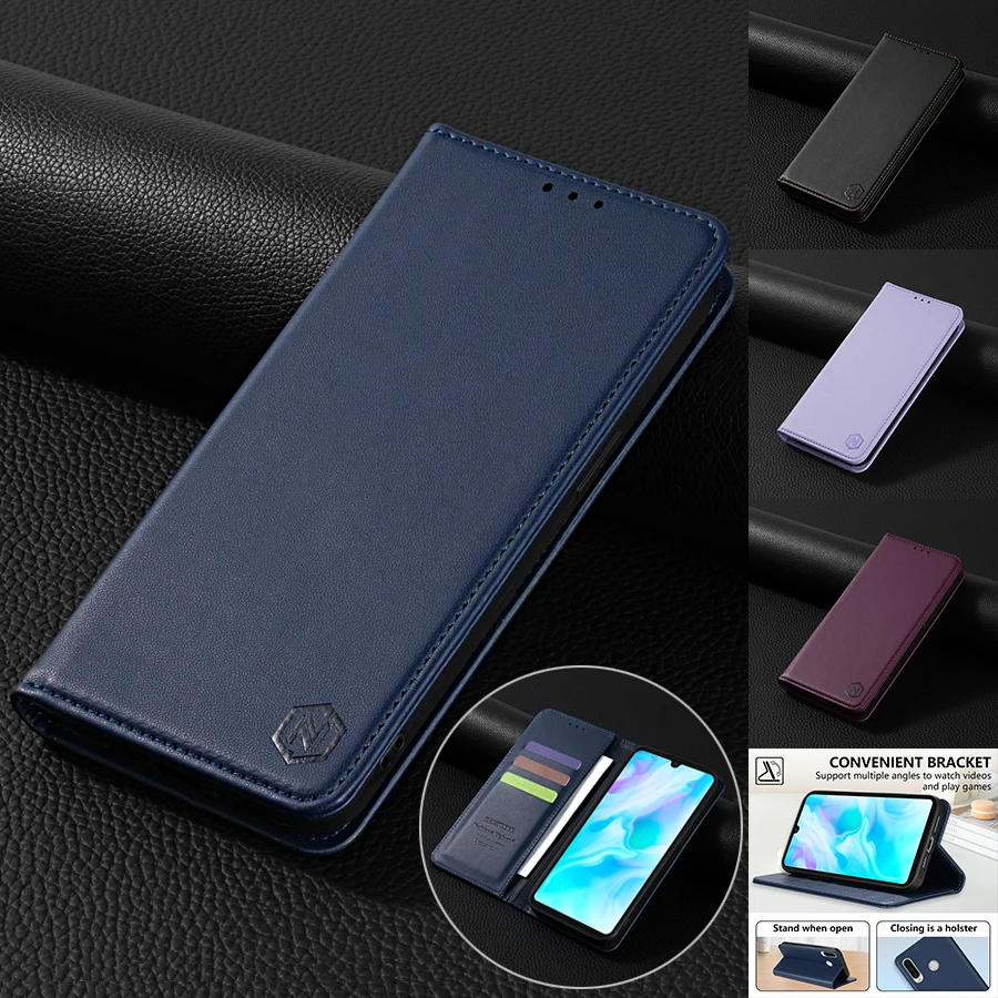 

Кожаный чехол-кошелек с прочным магнитным откидным кожаным чехлом для Huawei P20 Pro P30 P40 Lite P Smart 2019 Honor 10 Lite 20i